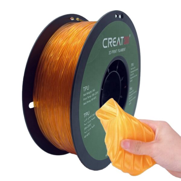 Filamento 3D TPU 95A resistente al desgaste, flexible, de 1,75 mm, 1 kg/carrete, para impresora 3D